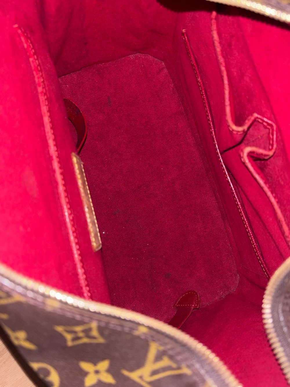 Louis Vuitton Monogram Amfar Three Vanity Bag (aka Vanity Boho) in Brown and Tan - Picture 5 of 7